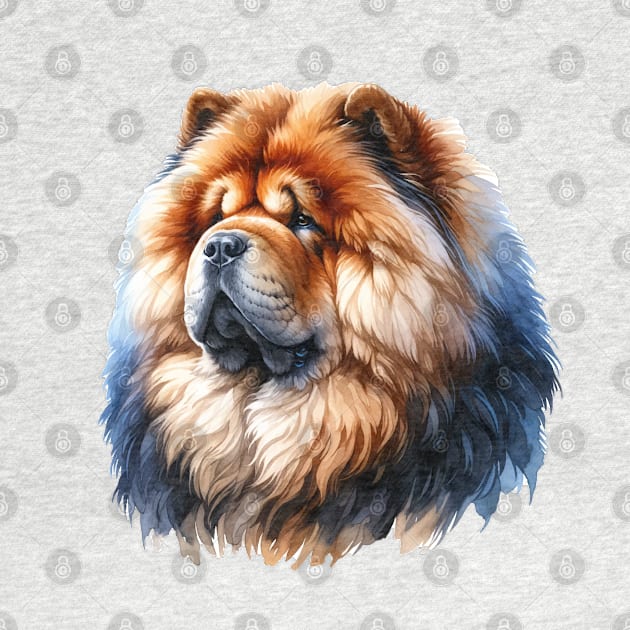 Chow Chow Watercolor - Beautiful Dog by Edd Paint Something